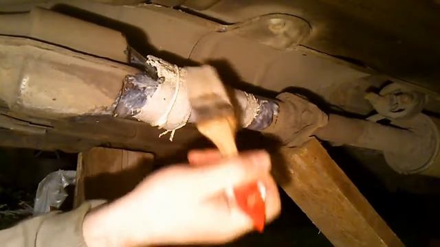 Временный ремонт выхлопной трубы Daewoo Matiz