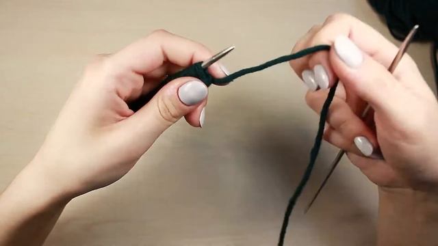 7 УРОК. Вязание спицами. Узор платочная вязка смотреть онлайн