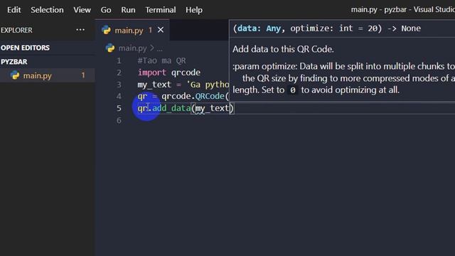 Hướng dẫn xử lý mã QRCODE bằng python #1 смотреть онлайн
