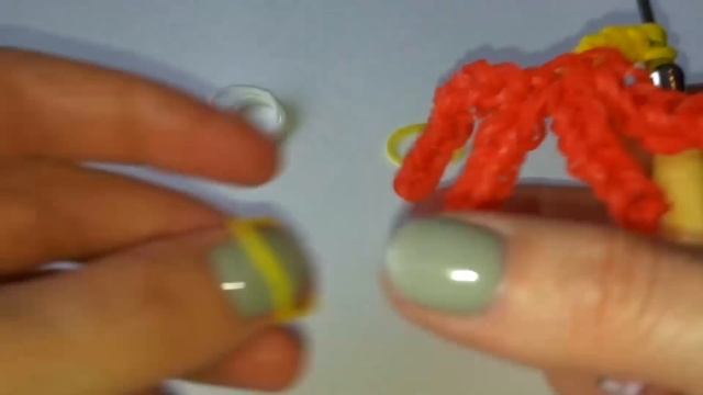 Брелок КАРТОШКА ФРИ из Резинок Rainbow Loom Bands БЕЗ СТАНКА смотреть онлайн