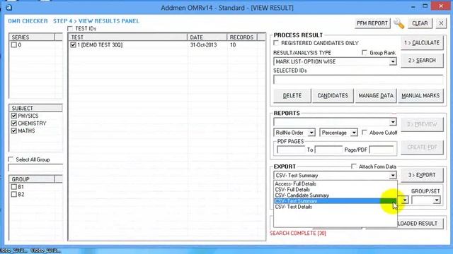 OMR Reader Software Reports Export to Excel part 9 video смотреть онлайн