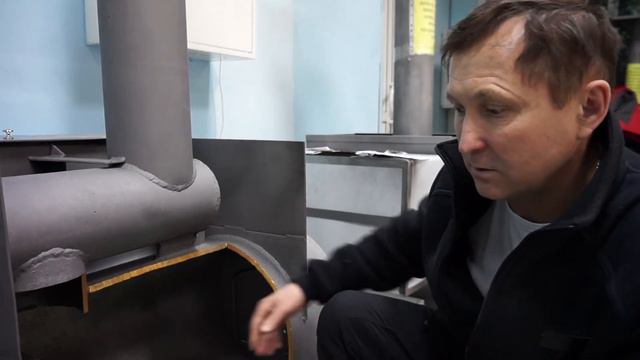 Краткое описание банной печи ГАРАНТ в разрезе | Вечная банная печь | Печь для бани смотреть онлайн