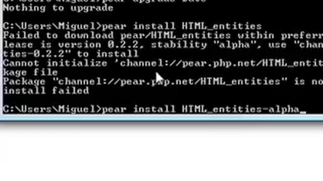 Instalar paquetes de PEAR en Windows, parte 2 смотреть онлайн