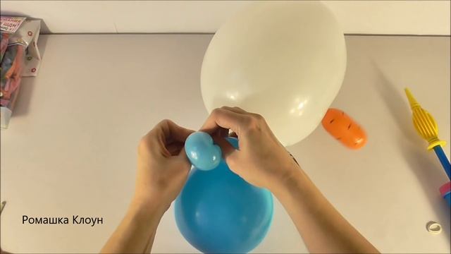 СНЕГОВИК ИЗ ШАРИКОВ НА НОВЫЙ ГОД своими руками Balloon Snowman TUTORIAL смотреть онлайн