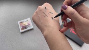 Подводка-фломастер для глаз Beauty Bomb Eye catch liner. Рисуем разные линии. Проверим стойкость.