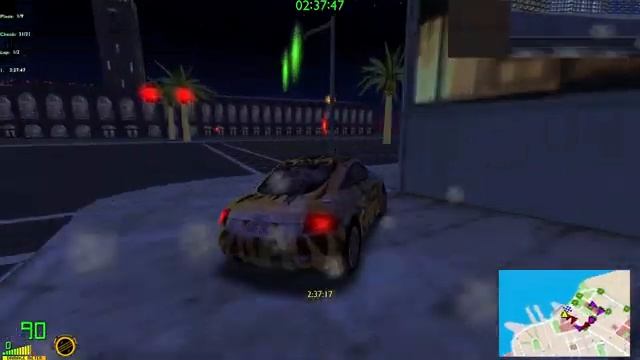 Midtown Madness 2 - Motorway Madness - Golden Gate Racepack Circuit[Amateur] смотреть онлайн