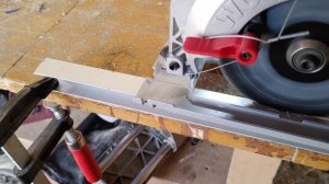 WORX WX531.9 пилит алюминий.