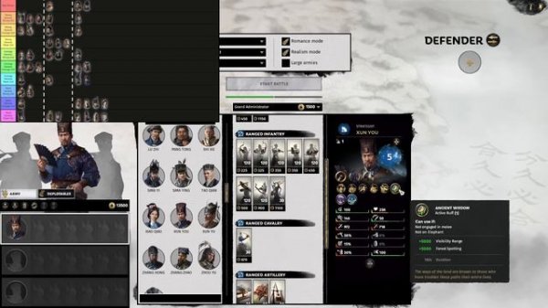 Multiplayer General Tier List | Total War Three Kingdoms