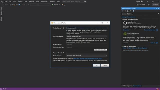 Integrate AWS CodeCommit with Visual Studio смотреть онлайн