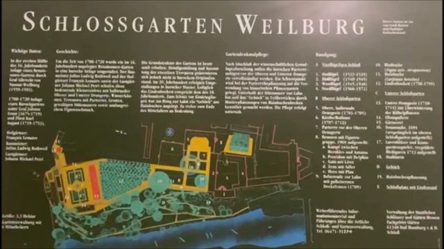 Германия. Земля Гессен. Замок Вайльбург - прогулка по необычным местам/Hessen/Schloss Weilburg