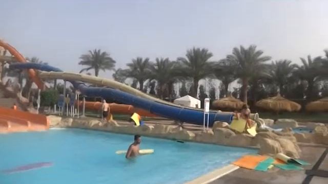 Аквапарк отеля Albatros Aqua Blue Sharm смотреть онлайн