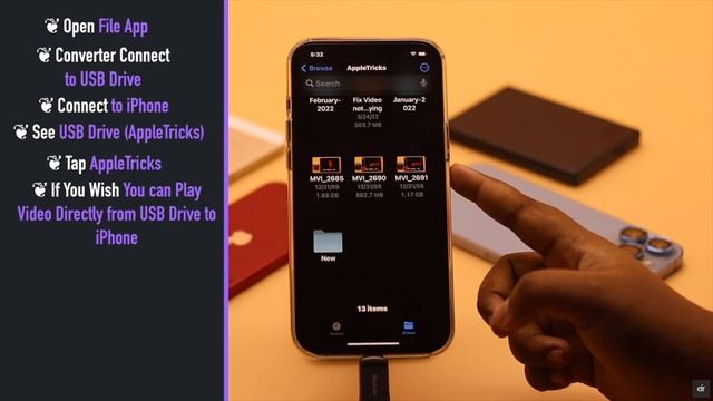Use USB Flash Drive to iPhone Directly | Transfer Photos/Videos iPhone to USB Drive смотреть онлайн