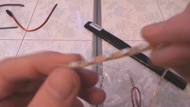 Тонировка на фары, LED полоска и проводочки. Посылка из Китая. смотреть онлайн