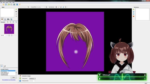 Создаю спрайт. DP Animation Maker - для волос. смотреть онлайн