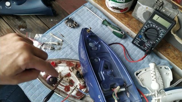 ремонт утюга, не включается утюг, как починить утюг #diy смотреть онлайн