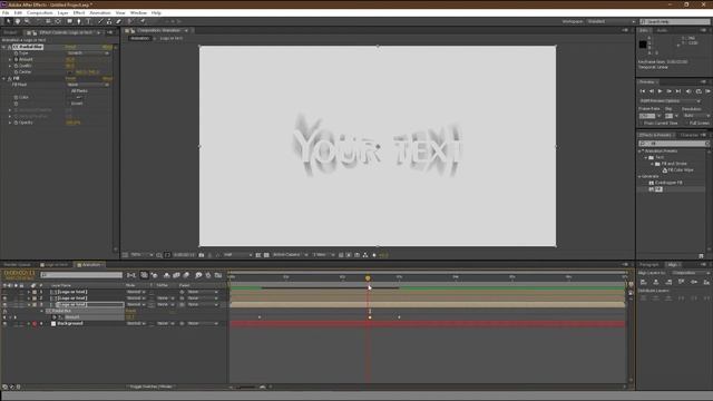 Появление логотипа | Интро в Афтер Эффектс After Effects без плагинов. Ссылка на проект в описании смотреть онлайн