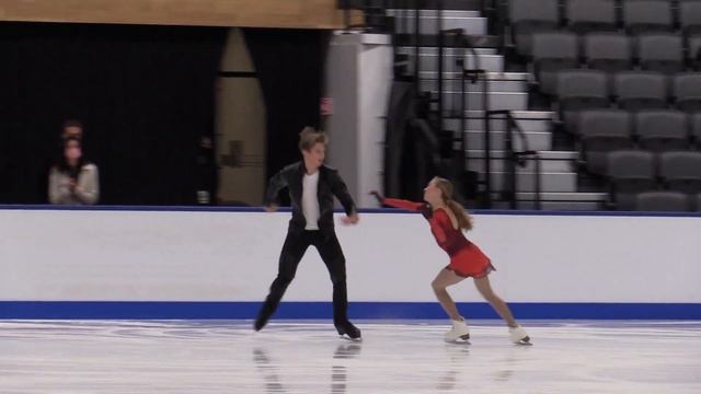 2021 Lake Placid Ice Dance International - Junior Rythm Dance - Leah Neset & Artem Markelov смотреть онлайн