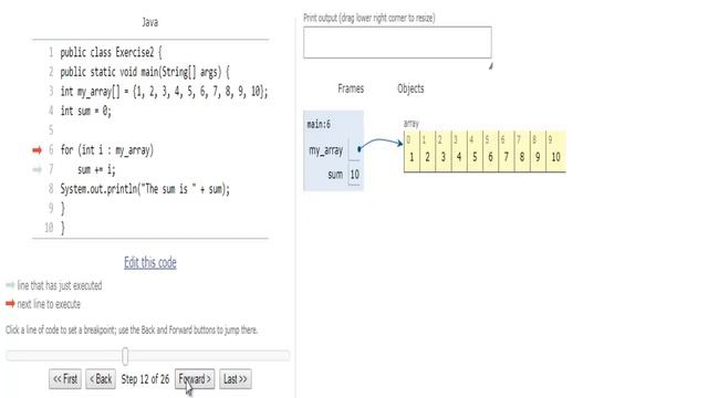 w3resource.com: Java Array Exercise-2 смотреть онлайн
