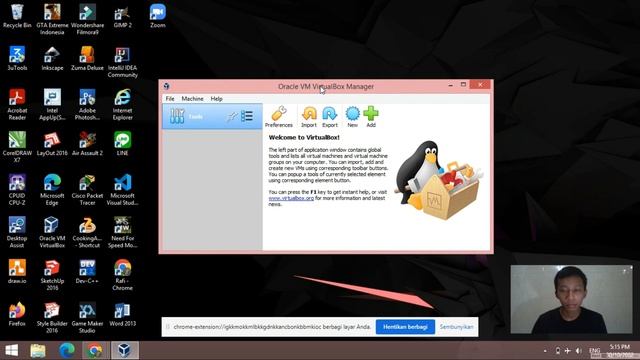 Instalasi Software VirtualBox di Windows 8.1 смотреть онлайн