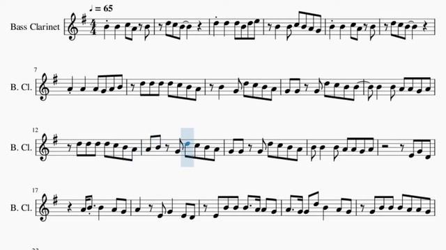 SUPER EASY Bass Clarinet Sheet Music: How to play Sunroof by Nicky Youre ft dazy смотреть онлайн