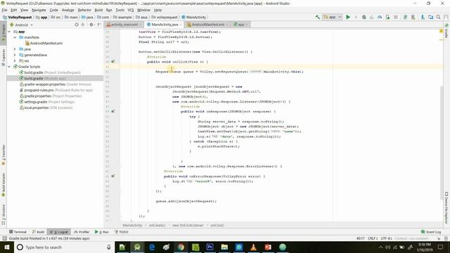 Android Volley Complete Tutorial - GET Request - Android Studio Tutorial смотреть онлайн