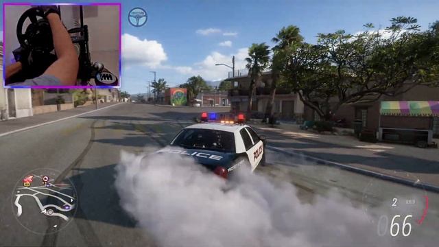 Forza Horizon 5 - Ford Crown Victoria Police - Steering Wheel Drifting смотреть онлайн