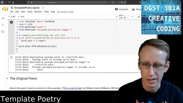 Using Poetry as a Template to Make (Derivative) Poetry смотреть онлайн
