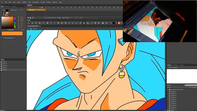 Vegito Blue Super Saiyan 3 - Speed Paint (FREE HD Wallpaper) смотреть онлайн