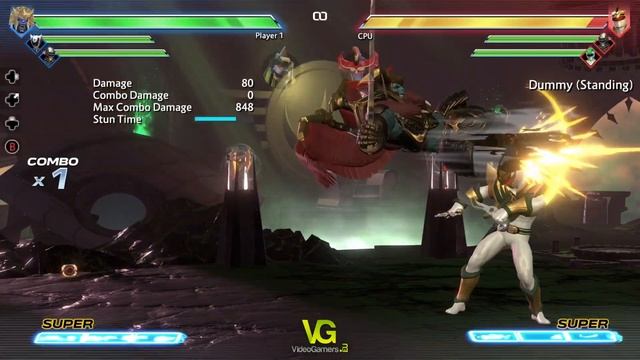 Goldar combo Examples - Power Rangers: Battle for the Grid смотреть онлайн