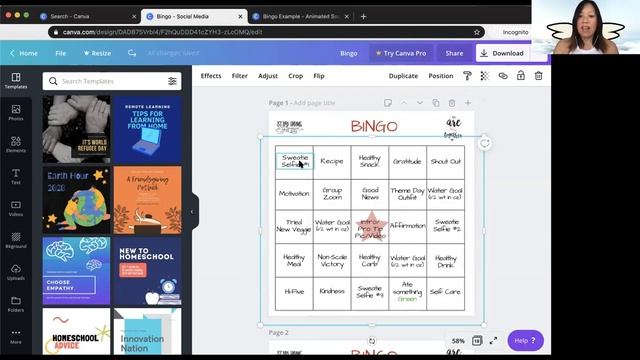 How to create a Bingo card with Canva (Bonus tip: Zoom Virtual Background) смотреть онлайн