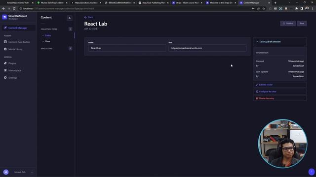 Criando uma API em 10 minutos com Strapi - Ismael Ash смотреть онлайн