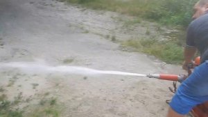 Пожарная помпа МП 600 испытание ч.1