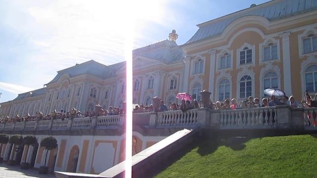 Пуск фонтанов Большого каскада 9.08.2017 смотреть онлайн