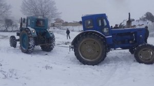 Трактор Т-40 с колесами на цепях против Т-40 с обычными колесами.Тестируем колеса!
