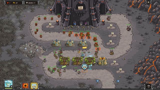 Kingdom Rush Ветеран Железное испытание Мрачная Башня смотреть онлайн
