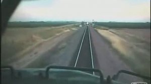 Столкновение двух поездов Реальная съемка