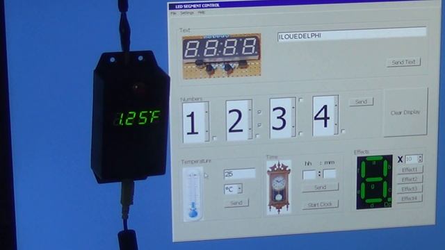 LED Display Control with Delphi Program смотреть онлайн