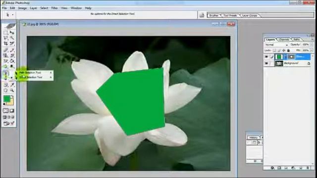 Path Direct Selection Tool - Photoshop Tutorial смотреть онлайн