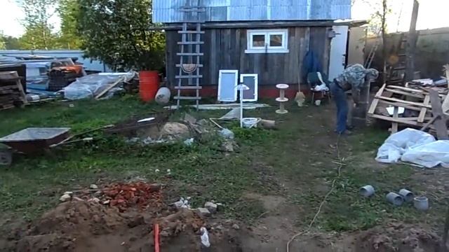 Фундамент Сваи Азбестовые трубы Пластиковые ведра смотреть онлайн