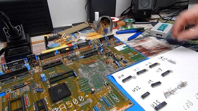 Amiga 500 Plus motherboard I bought for scrap, but can it be fixed? смотреть онлайн