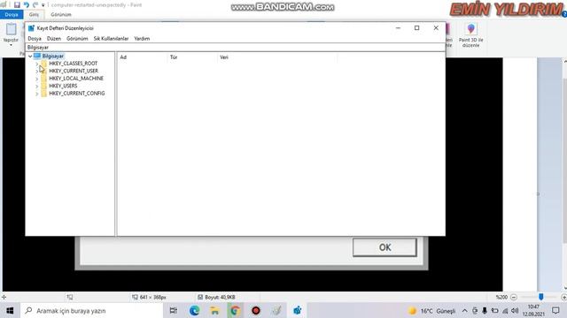 WİN 10 SIFIRLANIRKEN Bilgisayar Beklenmedik Bir Hatayla Karşılaştı