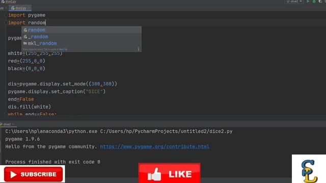 How to create a Rolling die using python pygame library смотреть онлайн