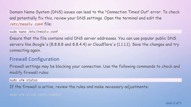 Troubleshooting "Connection Timed Out" Error in Ubuntu смотреть онлайн