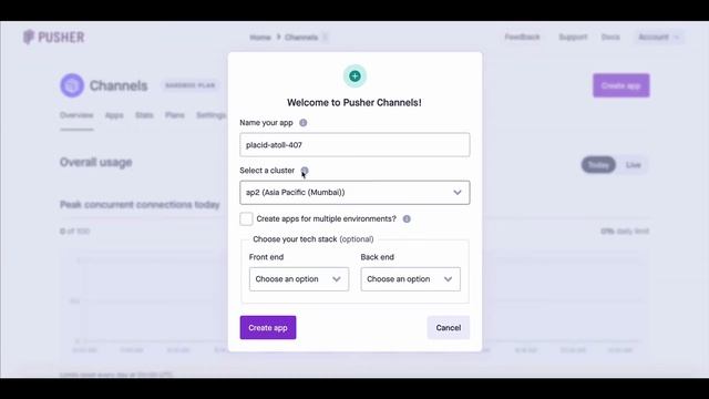 How to create a pusher account and connect with the WP Project Manager смотреть онлайн