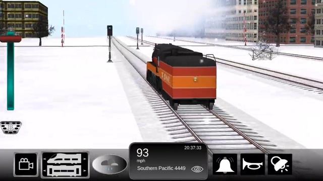 Скорость паровоза SP 4449 смотреть онлайн