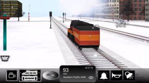 Скорость паровоза SP 4449