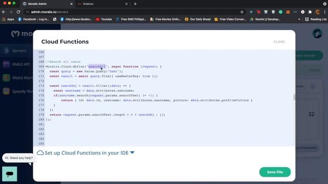 How to use parameters in Moralis Cloud function (React) смотреть онлайн