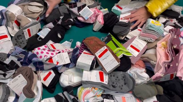 Носки М+Ж+Д СТОК C/A 10 кг (15,5€/кг) - (355ед) - (14 300руб) смотреть онлайн