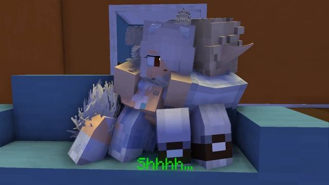 Scared lady (Minecraft animation) смотреть онлайн