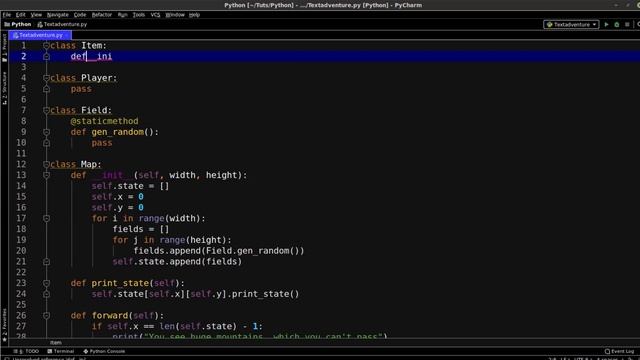 Python Übung - Ein Textadventure смотреть онлайн